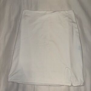 Elegant White Women's Skirt